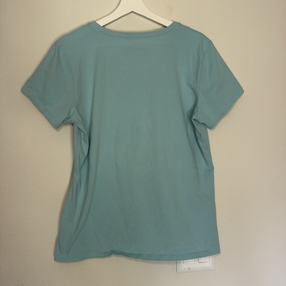 Life Is Good Light Blue Women's Grandma V-Neck Tee Large - Picture 6 of 6